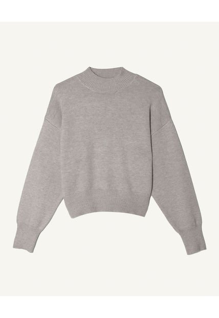 Saco Para Mujer Cuello Alto O Cuello Tortuga Color Gris  Marca Seven Seven #28330646