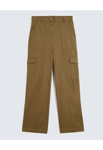 Pantalón Cargo  Para Mujer Café Seven Seven Seven Seven