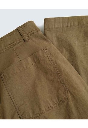 Pantalón Cargo  Para Mujer Café Seven Seven