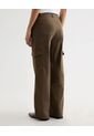 Pantalón Cargo  Para Mujer Café Seven Seven de Seven Seven