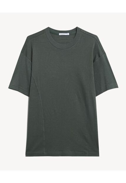 Camiseta  Para Hombre Manga Corta Cuello Redondo Color Gris Marca Seven Seven #45092777