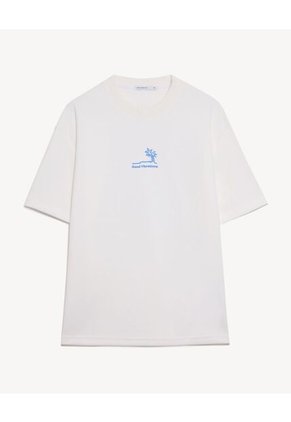 Camiseta Para Hombre Manga Corta Cuello Redondo Color Blanco Marca Seven Seven #45098331