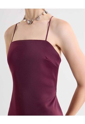 Vestido  Para Mujer M/Sisa Largo Color Vino Marca Seven Seven #28171498