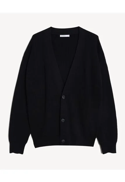 Saco  Para Hombre Cardigan Color Negro Marca Seven Seven #45330264