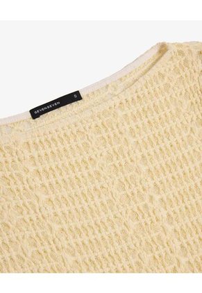 Camiseta  Para Mujer Manga Larga Moda Color Amarillo Marca Seven Seven #28096640