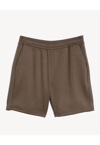 Bermuda  Para Hombre Jogger Corto Color Café Marca Seven Seven #45100771 Seven Seven