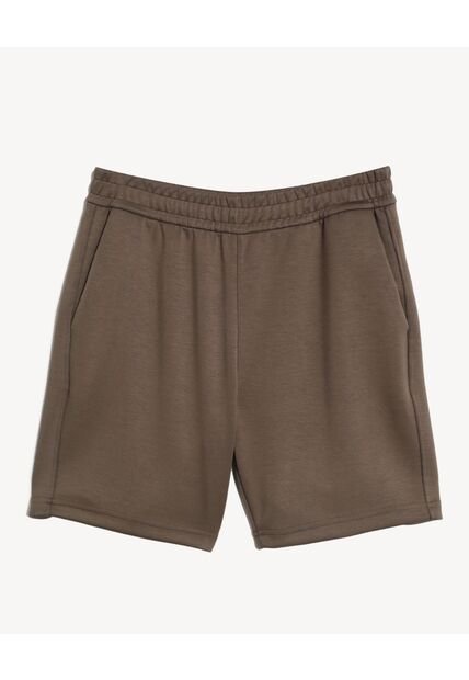 Bermuda  Para Hombre Jogger Corto Color Café Marca Seven Seven #45100771