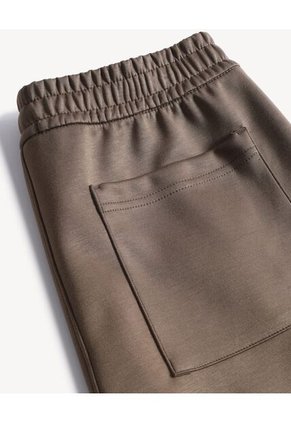 Bermuda  Para Hombre Jogger Corto Color Café Marca Seven Seven #45100771