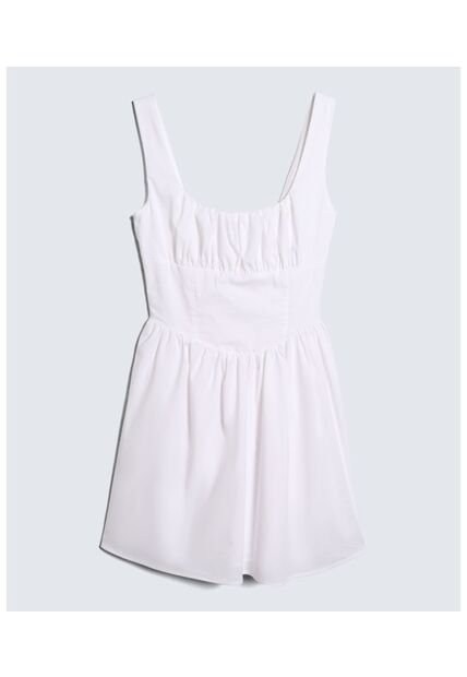 Vestido Para Mujer Manga Sisa Color Crudo Marca Seven Seven #28171349