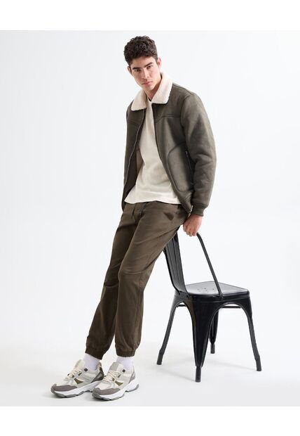 Pantalon Para Hombre Jogger Color Cafe Oscuro Marca Seven Seven #45071080