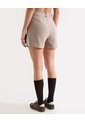 Short De Vestir Con Pinzas  Para Mujer Beige Seven Seven de Seven Seven