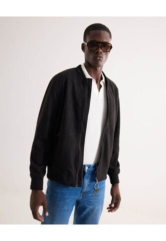 Chaqueta Para Hombre Bomber Color Negro Marca Seven Seven #45080480 Seven Seven