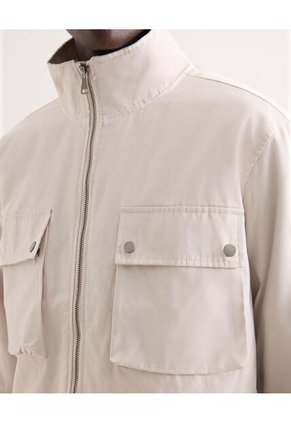 Chaqueta Para Hombre Trucker Color Beige Marca Seven Seven #45080462