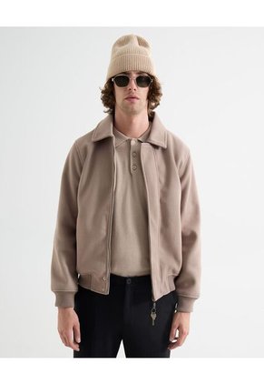 Chaqueta Para Hombre Bomber Color Taupe Marca Seven Seven #45080475