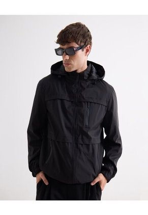 Chaqueta Para Hombre Parka Color Negro Marca Seven Seven #45080491