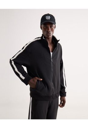 Chaqueta Para Hombre Bomber Color Negro Marca Seven Seven #45080482