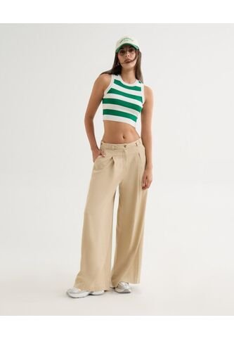 Camiseta Para Mujer Manga Sisa Color Verde  Marca Seven Seven #28096162 Seven Seven