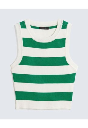 Camiseta Para Mujer Manga Sisa Color Verde  Marca Seven Seven #28096162