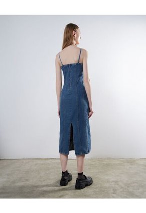 Vestido Para Mujer Manga Sisa Color Azul Medio Marca Seven Seven #28171302