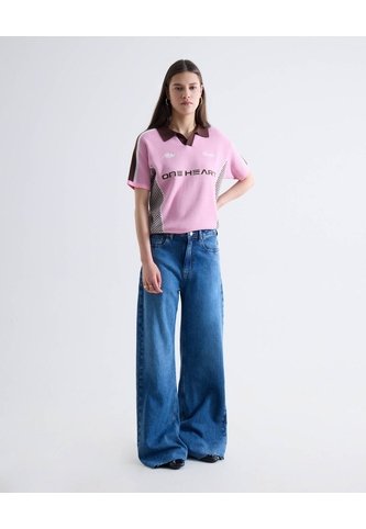 Jean Wide Leg Medio Oscuro  Para Mujer Azul Seven Seven Seven Seven