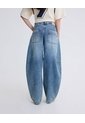 Jean Baggy Barrel Azul Claro  Para Mujer Azul Seven Seven de Seven Seven