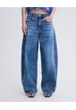 Jean Baggy Barrel Azul Medio    Para Mujer Azul Seven Seven de Seven Seven