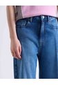 Jean Wide Leg Medio Oscuro  Para Mujer Azul Seven Seven de Seven Seven