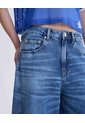 Jean Baggy Barrel Azul Medio    Para Mujer Azul Seven Seven de Seven Seven