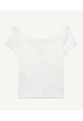 Camiseta Mujer Seven M/C Blanco Nailon 28095245-10225