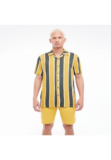 Bermuda Para Hombre  Color Mostaza Marca Seven Seven #45100621