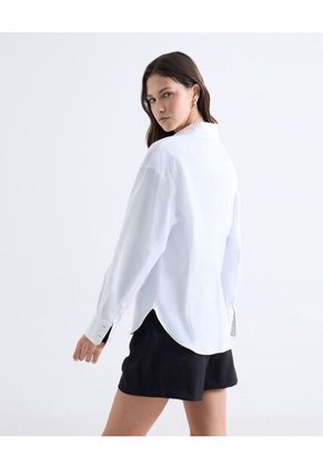 Blusa  Para Mujer Manga Larga Color Blanco Marca Seven Seven #28127451