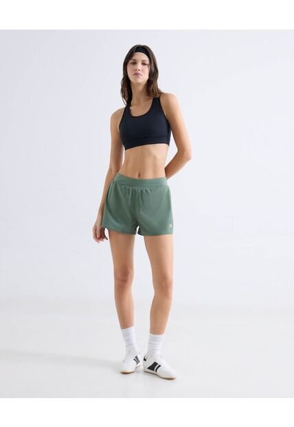 Short  Para Mujer Multiusos Plano Color Verde Marca Seven Seven #28191125