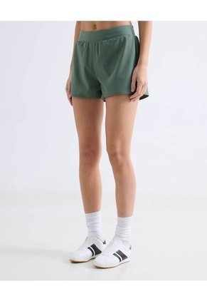 Short  Para Mujer Multiusos Plano Color Verde Marca Seven Seven #28191125