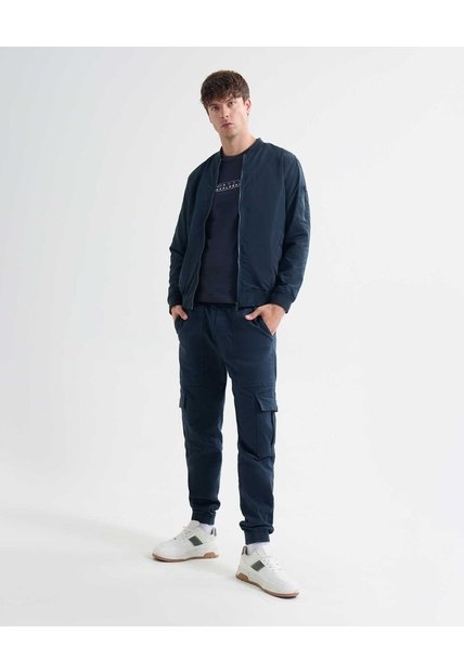 Jogger Cargo  Para Hombre Azul Seven Seven