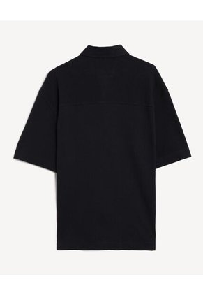 Camisa  Para Hombre Sobrecamisa Manga Corta Color Negro Marca Seven Seven #45017662