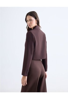 Chaqueta  Para Mujer Blazer Color Café Marca Seven Seven #28081028