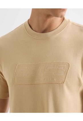 Camiseta Para Hombre Manga Corta Cuello Redondo Color Beige Marca Seven Seven #45092706