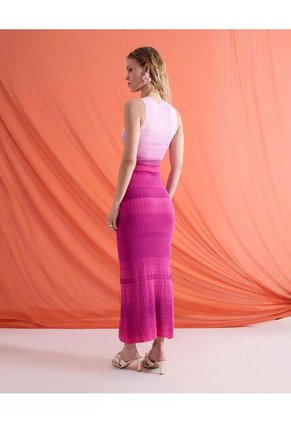 Vestido Para Mujer M/Sisa Largo Color Rosa Marca Seven Seven #28171530