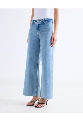 Jean  Para Mujer Retro Color Azul Marca Seven Seven #28167423