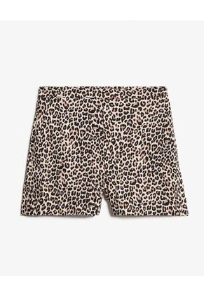 Short Para Mujer Multiusos Plano Color Camel Marca Seven Seven #28191096