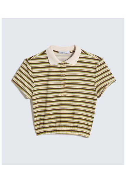 Camiseta Para Mujer Manga Corta Color Cafe Oscuro Marca Seven Seven #28096137