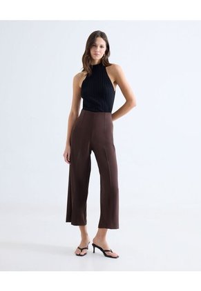 Camiseta  Para Mujer Manga Sisa Cuello Alto Color Negro Marca Seven Seven #28096655