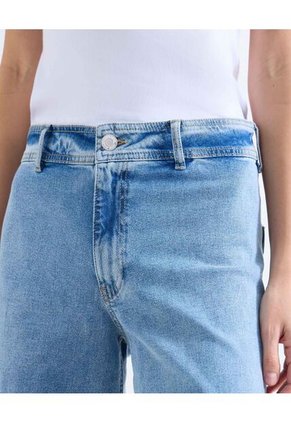 Jean  Para Mujer Retro Color Azul Marca Seven Seven #28167423