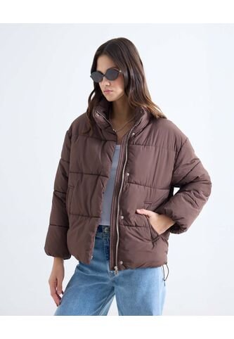 Chaqueta  Para Mujer Acolchada Color Café Marca Seven Seven #28081032 Seven Seven