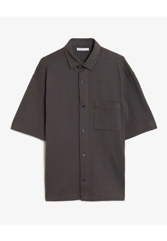 Camisa  Para Hombre Sobrecamisa Manga Corta Color Café Marca Seven Seven #45017662 Seven Seven