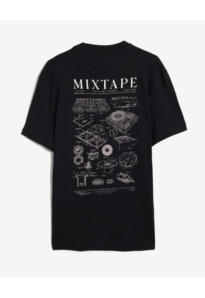 Camiseta  Para Hombre Manga Corta Cuello Redondo Color Negro Marca Seven Seven #45097677