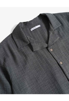 Camisa  Para Hombre Manga Corta Sin Bolsillo Cuello R Color Verde Marca Seven Seven #45012255