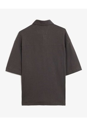 Camisa  Para Hombre Sobrecamisa Manga Corta Color Café Marca Seven Seven #45017662