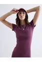 Vestido  Para Mujer M/C Medio Color Vino Marca Seven Seven #28177632 de Seven Seven