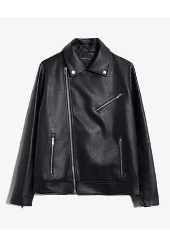 Chaqueta  Para Hombre Pu Color Negro Marca Seven Seven #45080527 Seven Seven